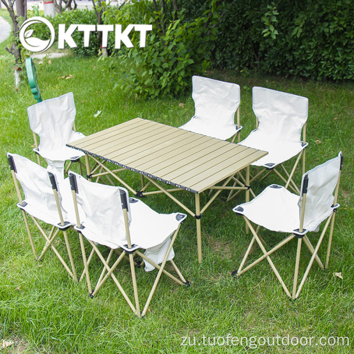 I-Outdoor ehamba ekamu le-picnic folling egg eggl roll tableⅱ